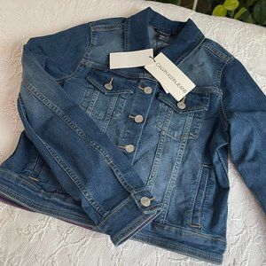 NWT Calvin Klein Girls Jean Jacket